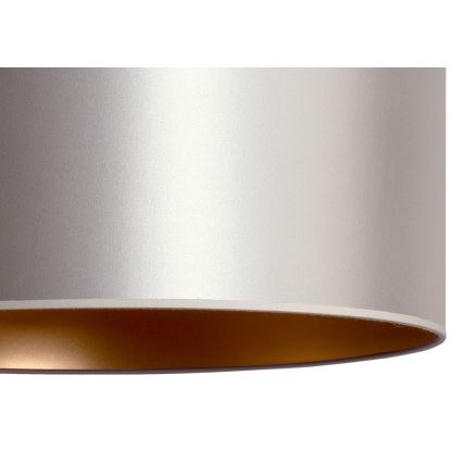 Duolla - Riippuvalaisin CANNES 1xE27/15W/230V d. 50 cm hopea/kupari