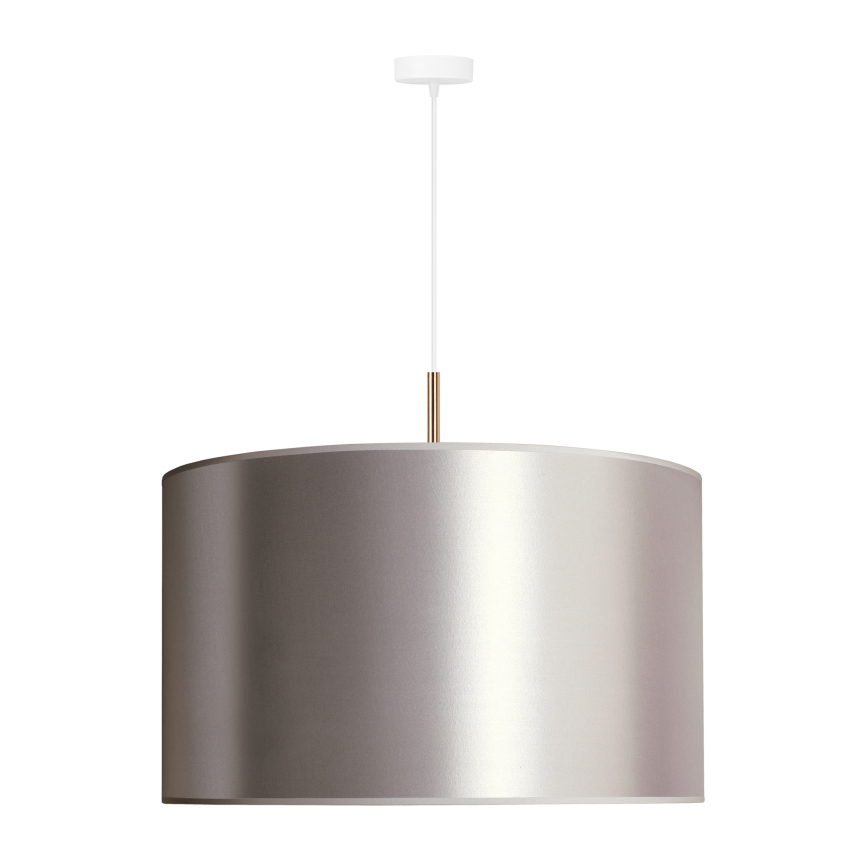 Duolla - Riippuvalaisin CANNES 1xE27/15W/230V d. 50 cm hopea/kupari