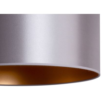 Duolla - Riippuvalaisin CANNES 1xE27/15W/230V d. 50 cm hopea/kupari