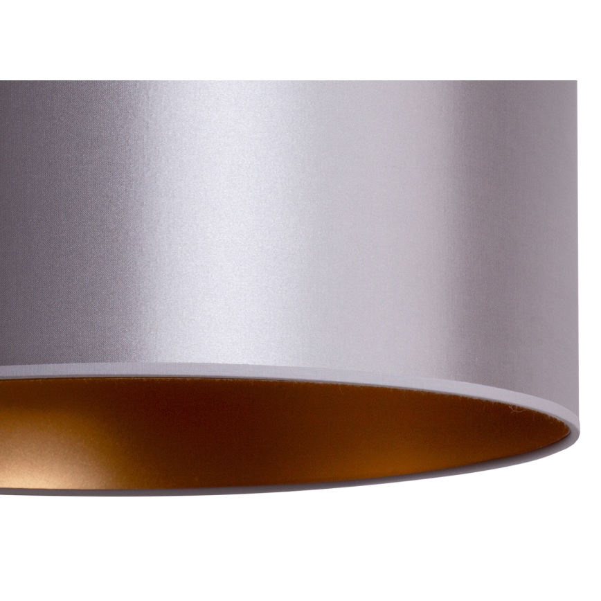 Duolla - Riippuvalaisin CANNES 1xE27/15W/230V d. 50 cm hopea/kupari