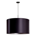 Duolla - Riippuvalaisin CANNES 1xE27/15W/230V d. 50 cm musta/hopea