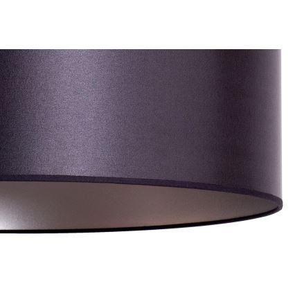 Duolla - Riippuvalaisin CANNES 1xE27/15W/230V d. 50 cm musta/hopea