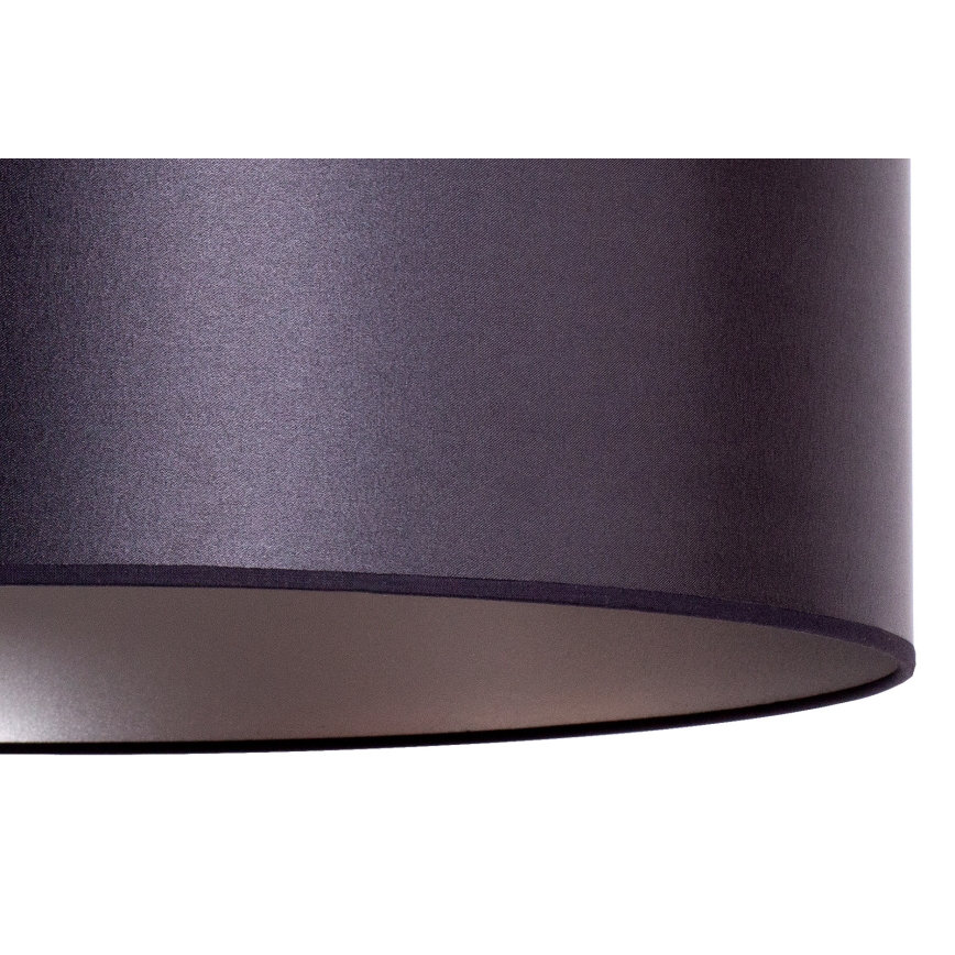 Duolla - Riippuvalaisin CANNES 1xE27/15W/230V d. 50 cm musta/hopea