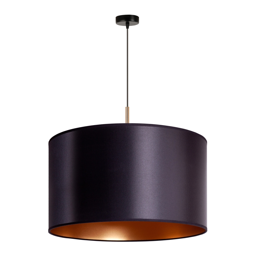 Duolla - Riippuvalaisin CANNES 1xE27/15W/230V d. 50 cm musta/kupari