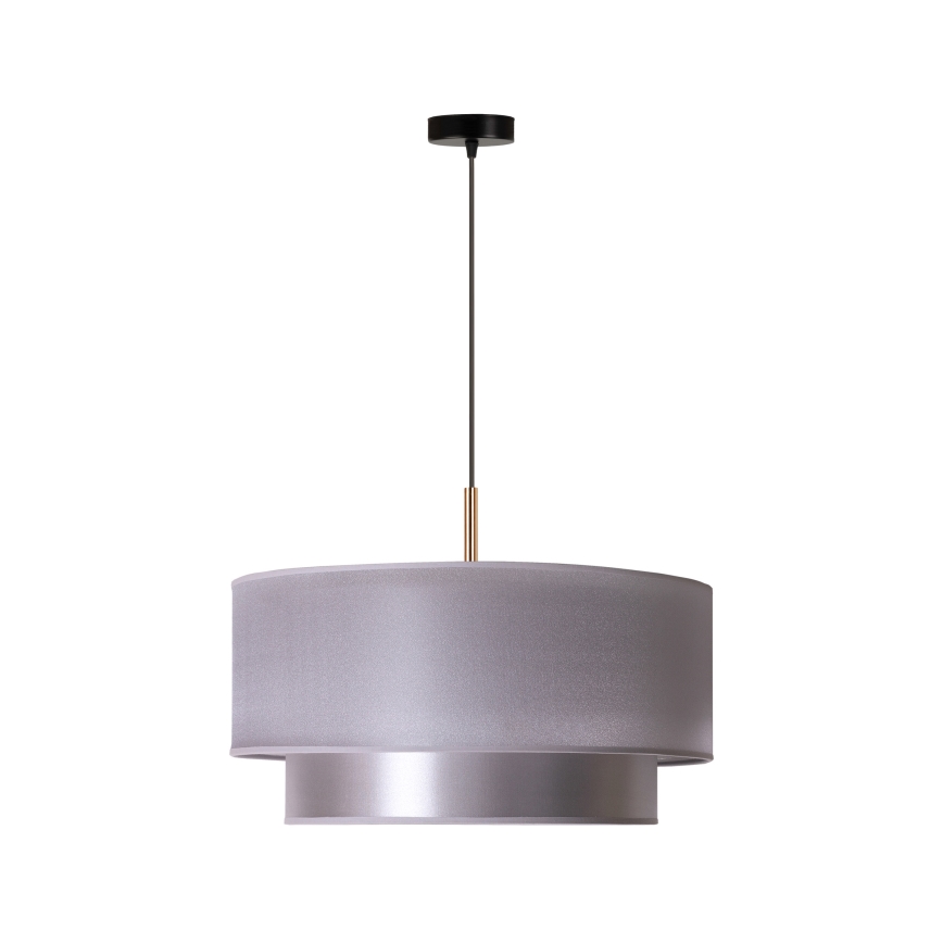 Duolla - Riippuvalaisin NANTES 1xE27/15W/230V d. 45 cm hopea/kupari