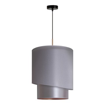Duolla - Riippuvalaisin PARIS 1xE27/15W/230V d. 40 cm hopea/kulta
