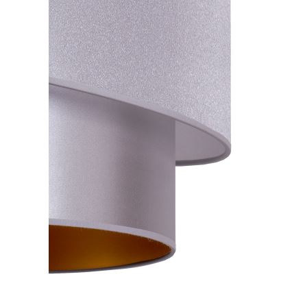 Duolla - Riippuvalaisin PARIS 1xE27/15W/230V d. 40 cm hopea/kulta