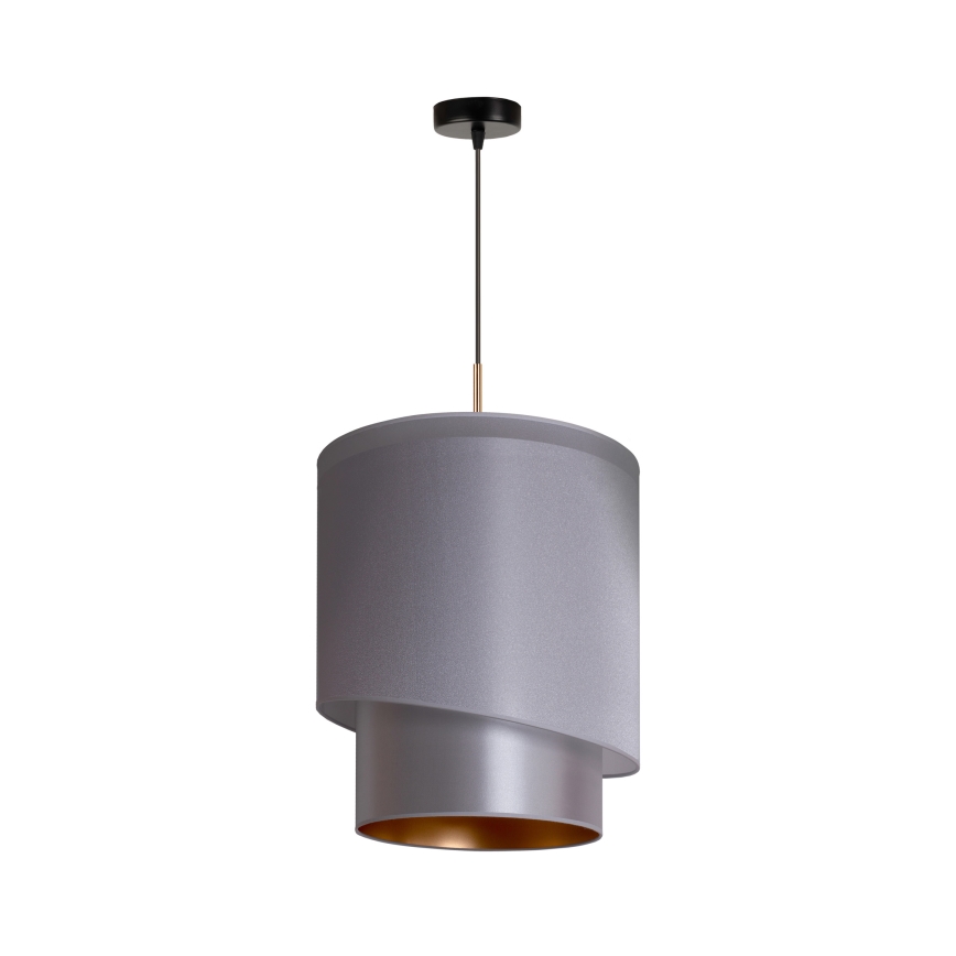 Duolla - Riippuvalaisin PARIS 1xE27/15W/230V d. 40 cm hopea/kulta