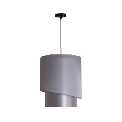 Duolla - Riippuvalaisin PARIS 1xE27/15W/230V d. 40 cm hopea/kulta