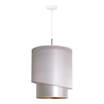 Duolla - Riippuvalaisin PARIS 1xE27/15W/230V d. 40 cm hopea/kulta