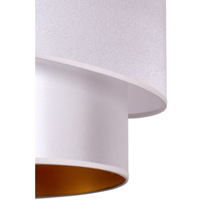 Duolla - Riippuvalaisin PARIS 1xE27/15W/230V d. 40 cm hopea/kulta
