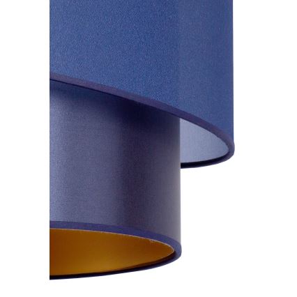 Duolla - Riippuvalaisin PARIS 1xE27/15W/230V d. 40 cm sininen/kulta