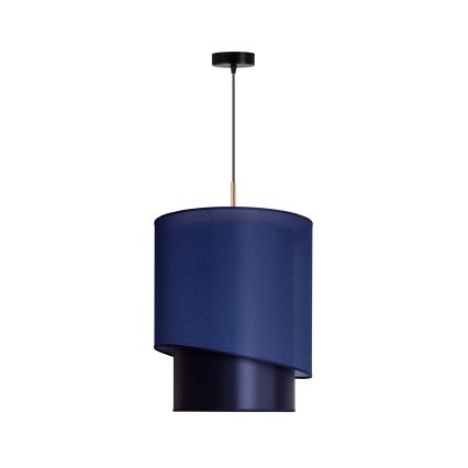 Duolla - Riippuvalaisin PARIS 1xE27/15W/230V d. 40 cm sininen/kulta