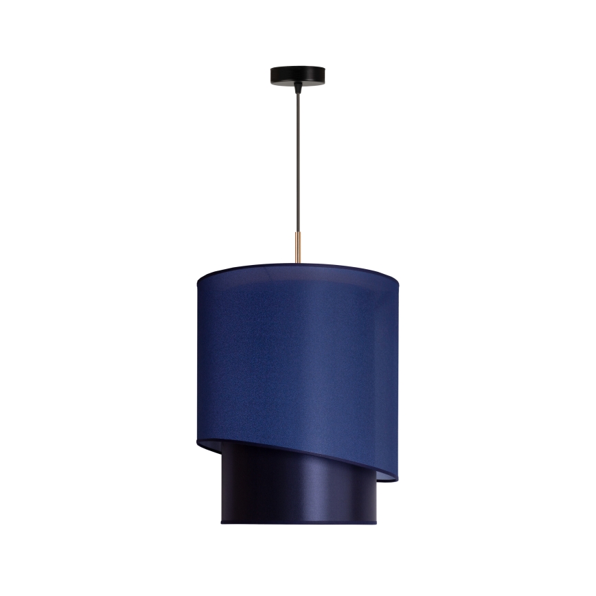 Duolla - Riippuvalaisin PARIS 1xE27/15W/230V d. 40 cm sininen/kulta