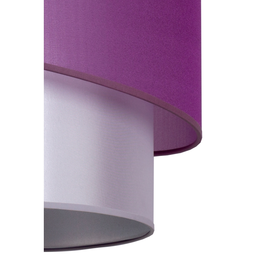 Duolla - Riippuvalaisin PARIS 1xE27/15W/230V d. 40 cm violetti/hopea