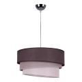 Duolla - Ripustettava kattovalaisin TRIO 1xE27/40W/230V halkaisija 45 cm antrasiitti/harmaa/valkoinen