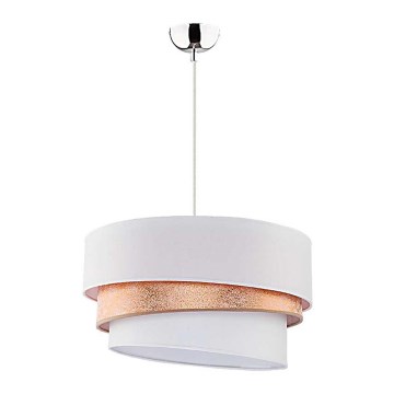 Duolla - Ripustettava kattovalaisin TRIO 1xE27/40W/230V halkaisija 45 cm kulta/valkoinen