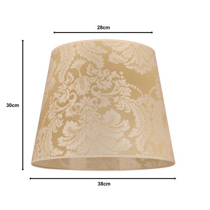 Duolla - Universaali lampunvarjostin CLASSIC L E27 halkaisija 38 cm kulta