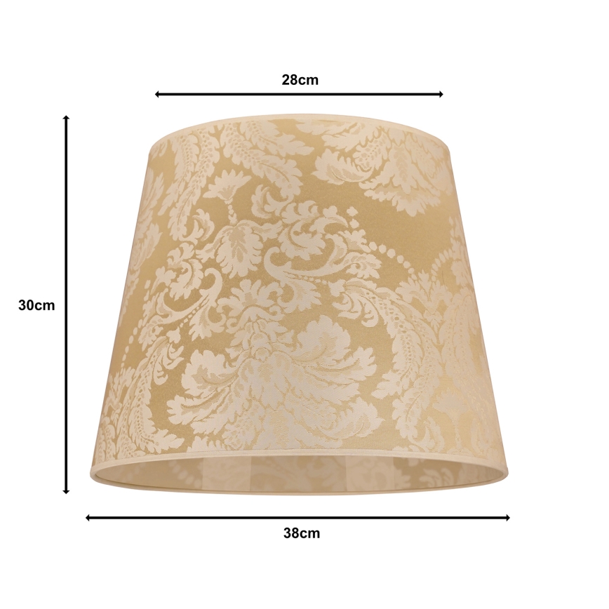 Duolla - Universaali lampunvarjostin CLASSIC L E27 halkaisija 38 cm kulta
