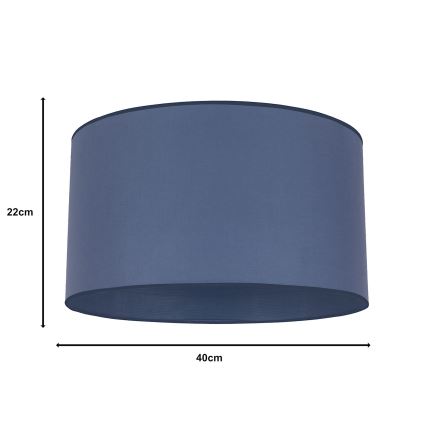 Duolla - Universaali lampunvarjostin ROLLER E27 halkaisija 40 cm sininen