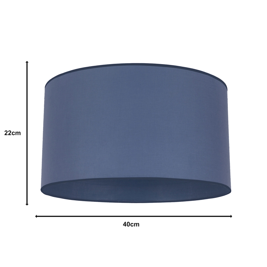 Duolla - Universaali lampunvarjostin ROLLER E27 halkaisija 40 cm sininen