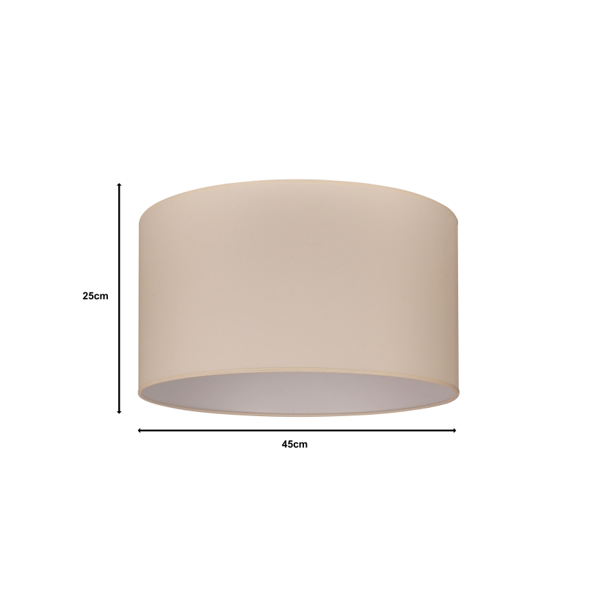 Duolla - Universaali lampunvarjostin ROLLER E27 halkaisija 45 cm beige