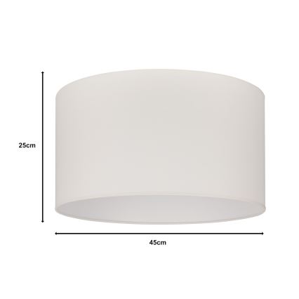 Duolla - Universaali lampunvarjostin ROLLER E27 halkaisija 45 cm kerma