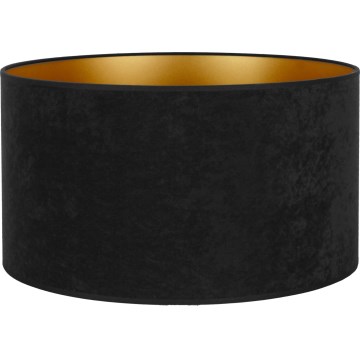 Duolla - Universaali lampunvarjostin VELVET E27 halkaisija 35 cm musta/kulta