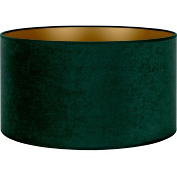 Duolla - Universaali lampunvarjostin VELVET E27 halkaisija 35 cm vihreä/kulta