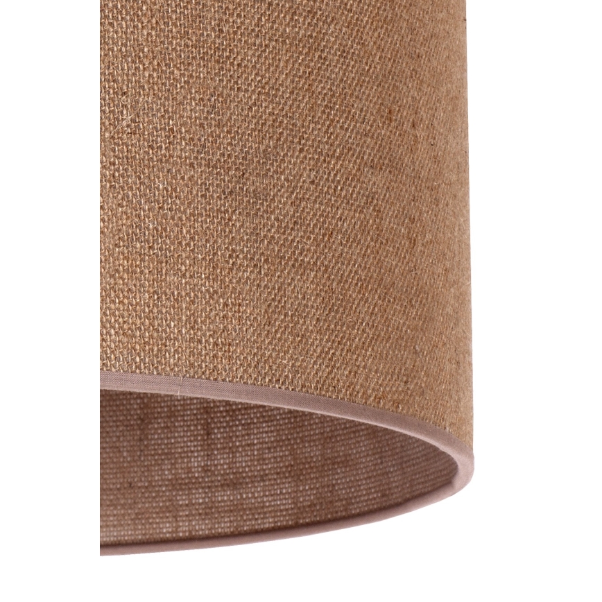 Duolla - Yleiskäyttöinen ROLLER-varjostin E27 pr. 50 cm ruskea