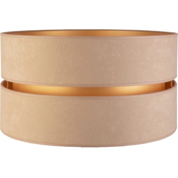 Duolla - Yleismallinen varjostin DUO E27 Ø 40 cm beige/kulta