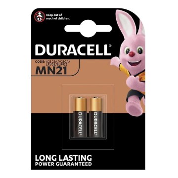 Duracell - 2 kpl Alkaliparisto MN21/A23 12V 50 mAh