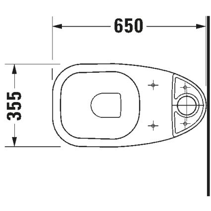 Duravit 21110100002 - WC-yhdistelmä D-CODE, keraaminen, kiiltävän valkoinen