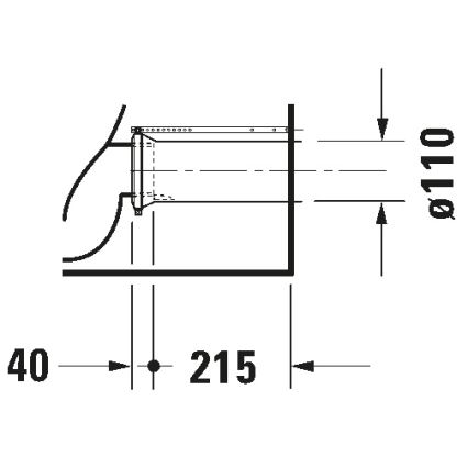 Duravit 21180900002 - WC-yhdistelmä D-CODE keramiikka/kiiltävä valkoinen