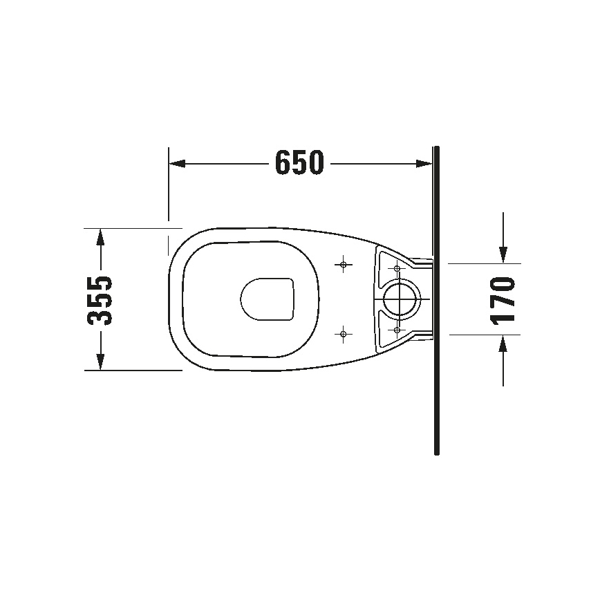 Duravit 21180900002 - WC-yhdistelmä D-CODE keramiikka/kiiltävä valkoinen