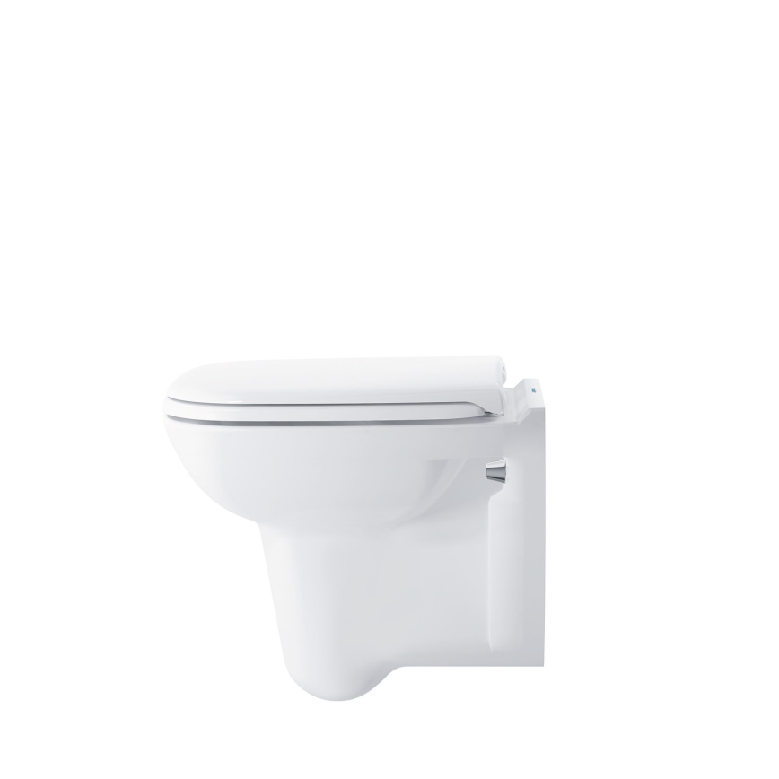Duravit 22110900002 - Seinään kiinnitettävä WC-istuin D-CODE, keramiikka/kiiltävä valkoinen