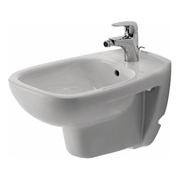 Duravit 22571500002 - Seinälle asennettava bidee D-CODE keramiikka/kiiltävä valkoinen