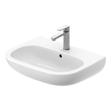 Duravit 23106000002 - Seinään asennettava pesuallas D-CODE 60x46 cm keramiikka/kiiltävä valkoinen