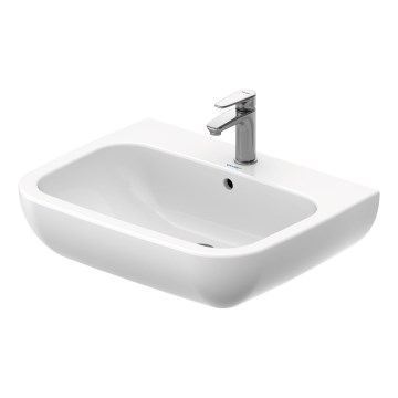 Duravit 23106500002 - Seinään asennettava pesuallas D-CODE 65x50 cm, keramiikka/kiiltävä valkoinen