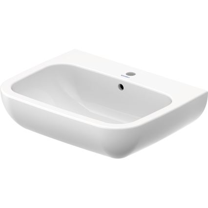 Duravit 23106500002 - Seinään asennettava pesuallas D-CODE 65x50 cm, keramiikka/kiiltävä valkoinen