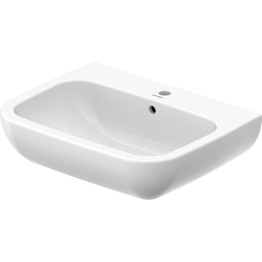 Duravit 23106500002 - Seinään asennettava pesuallas D-CODE 65x50 cm, keramiikka/kiiltävä valkoinen