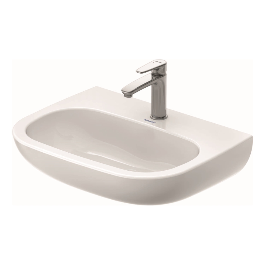 Duravit 23116000002 - Seinään asennettava pesuallas D-CODE 60x46 cm keraaminen/kiiltävä valkoinen