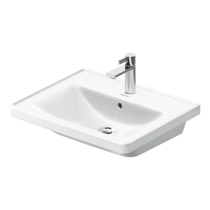 Duravit 2367600000 - Seinään asennettava pesuallas D-NEO 60x48 cm, keraaminen/kiiltävä valkoinen