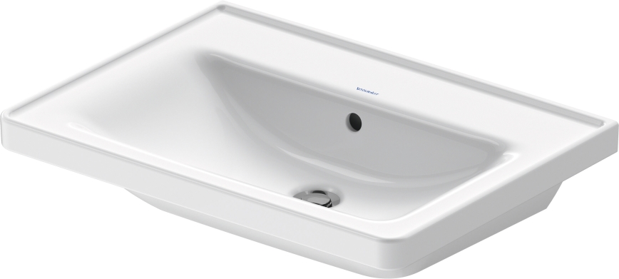 Duravit 2367650060 - Seinään asennettava pesuallas D-NEO 65x48 cm keramiikka/kiiltävä valkoinen
