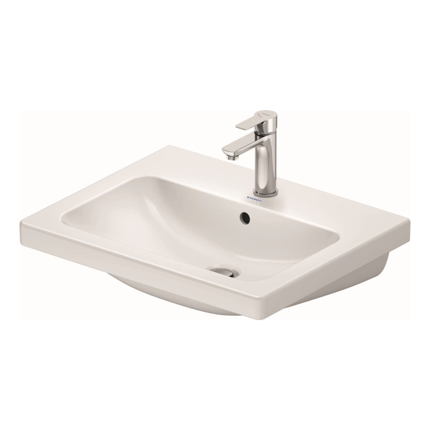 Duravit 23996000002 - Seinään asennettava pesuallas D-CODE 60x48 cm keraaminen/kiiltävä valkoinen