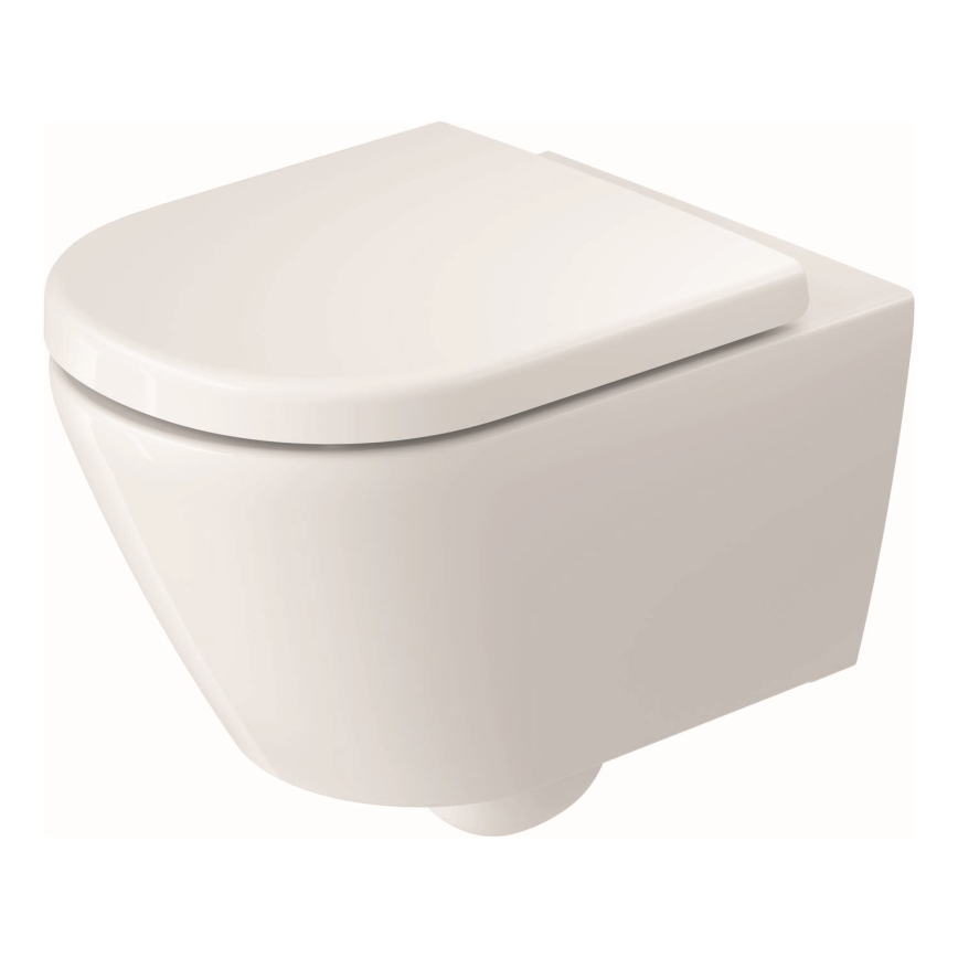 Duravit 29030900212 - Seinään asennettava reunaton WC D-CODE, keramiikka/kiiltävä valkoinen