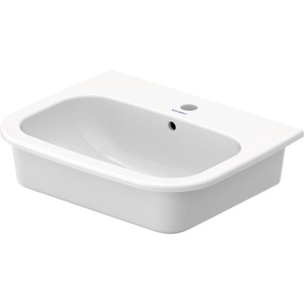 Duravit 337540000 - Upotettava pesuallas D-CODE 54,5x43,5 cm keraaminen/kiiltävä valkoinen