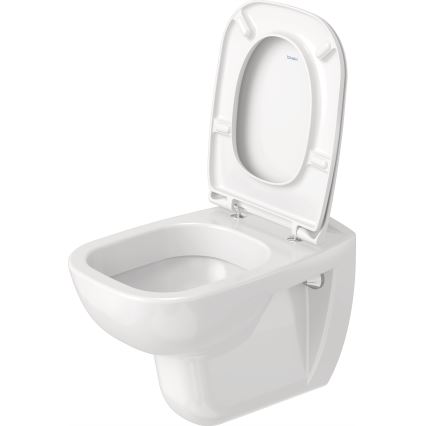 Duravit 45350900A1 - Seinään kiinnitettävä WC SoftClose-istuinkannella, D-CODE-keramiikka/kiiltävä valkoinen