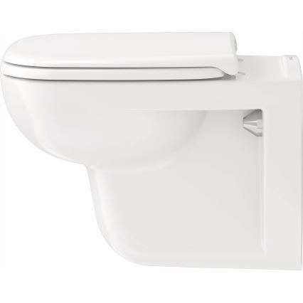 Duravit 45350900A1 - Seinään kiinnitettävä WC SoftClose-istuinkannella, D-CODE-keramiikka/kiiltävä valkoinen