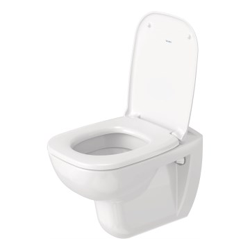 Duravit 45350900A1 - Seinään kiinnitettävä WC SoftClose-istuinkannella, D-CODE-keramiikka/kiiltävä valkoinen